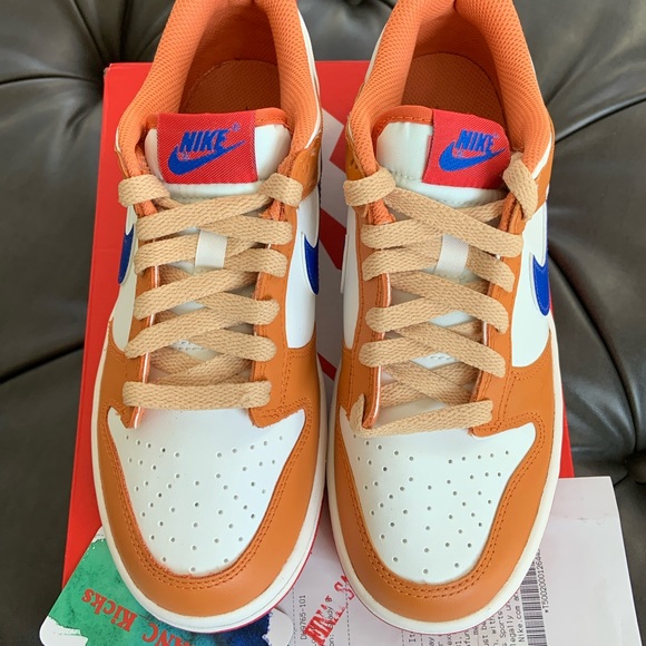 Nike Dunk Low HOT CURRY Game Royal (GS) - 5.5Y (7w) - Picture 2 of 7